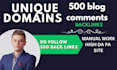 make a high quality blog comment  on low spam score website