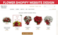 design flower shopify store florist website flower website