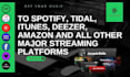 upload your music to spotify, itunes, tidal, etc