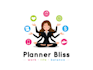 design awesome multi armed woman art logo