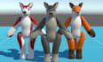 create custom 3d model furry avatar vrchat avatar vrc vtuber avatar for vrchat