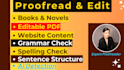 proofread, edit, rewrite, grammar, spell check english articles