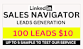 extract leads from linkedin source contacts and companies