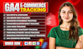 do ga4 ecommerce purchase tracking shopify checkout google ads conversion GTM
