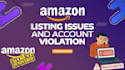 resolve amazon listing issues and fix account violations