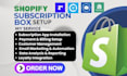 setup shopify subscription box with recurpay appstle recharge seal subscription