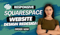 build squarespace website squarespace landing page squarespace ecommerce website