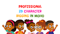 create moho 2d character rig with lip sync and expressions
