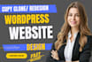 do copy clone redesign, clone redesign, duplicate website, using elementor