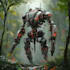 draw an awesome mecha robot art