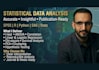 analyze your data using t test, anova, correlation and regression