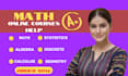 business math, calculus statistics probability, mathematics linear algebra tutor