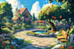 environment concept  art landscape design