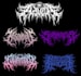 create a unique hand drawn doom logo