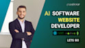 do custom ai software, full stack web application developer