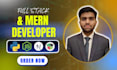 do full stack website development in nextjs, nodejs and mern developer