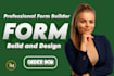 build interactive forms, quizzes and questionnaires with typeform, jotform