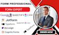 create jotform, typeform, google form, cognito form, surveys, formstack docusign