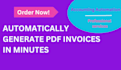 automatically generate PDF invoices with python