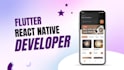 be your flutter, react native developer