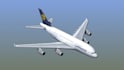 do stunning 3d airplane animation, 3d airplane model