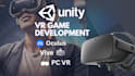 develop unity project game in VR for meta quest