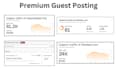 do guest posting on premium high traffic sites