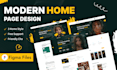 do modern website UI UX design please connect me