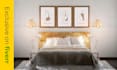 do custom canvas wall art mockup design