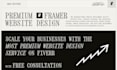design and develop a premium business website in framer