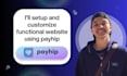 setup and customize functional website using payhip