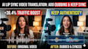 translate your video with lip sync using ai