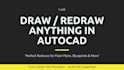 draw redraw floor plan elevation blueprint in autocad dwg