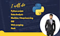do any python projects, tasks, code, scripts and python programs