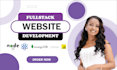 develop mern stack webite as mern stack developer, full stack developer