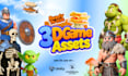 create 3d modelling of game assets for video games