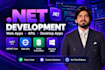 develop a custom asp net core web application in dot net