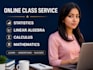 teach you statistics, calculus, math and linear algebra class