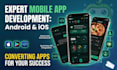 develop a modern mobile app for android and ios