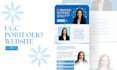 design a high converting ugc portfolio canva website, epk