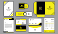 design minimal business cards, logo, and full stationery