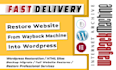 restore your website from wayback machine web archive