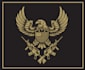 draw eagle skull gun military logo
