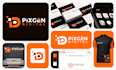 do company logo design, brand style guide with brand identity
