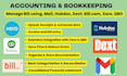 bookkeeping and data entry dext, hubdoc, xero and quickbooks