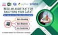 do statistical analysis as your research assistant