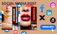 custom social media post