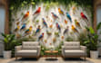 do trendy architectural 3d wall art with ai custom designs