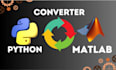 convert matlab to python or vice versa