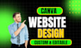 create canva websites canva templates canva portfolio canva landing page